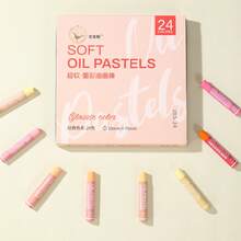 48 Farben weiche hochpigmentierte Ölpastell-Set, 36 Farben ultra-weiche cremige Textur Ölpastelle, geeignet für Studenten Kunstmalerei und Doodle-Kreationen - Sätze - Übersicht 8