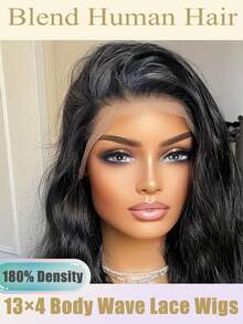 36" Body Wave Lace Front Wig For Women Pre-Plucked 180% Density Basic Style Glueless Design For Daily Use, 13X4 Lace Frontal Wigs For Women Body Wave Black For Women'S 36" Perfect For Daily Wear & Cosplay, Natural-Looking For Women(Bob Wigs 8-16inch) - SNatural - View 2