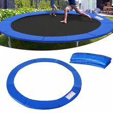 SAILUN Replacement Trampoline Edge Cover Spring Cover Surround Pad Foam Padding Edge Protection Universal Trampoline Accessories Fit 8ft/10ft/12ft Trampoline Frame, Blue - 12ft - View 1