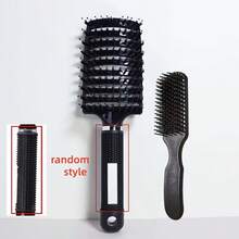 Juego de peine rizador y garra desenredante de doble propósito, diseñado para cabello rizado, diseño rosa colorido, apto para uso en seco y húmedo, el diseño curvo proporciona ventilación y función de masaje - Multicolor - Ver 14