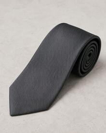 Men's Formal Ties, Versatile For Suits, Suitable For Weddings, Banquets, And Job Interviews. - 深灰色 - 查看 3