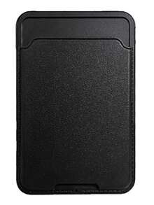 1PC Phone Case Back Adhesive Card Holder, Solid Color Leather Texture Independent Card Pouch, Self-Adhesive Card Slot For Access Card, Bus Card, Bank Card - Multicolor - View 9