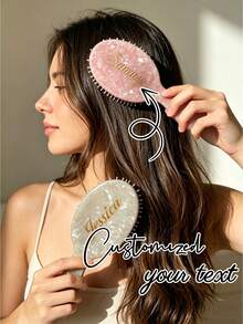 Sisir Rambut Mini Kustom dengan Nama yang Dipersonalisasi, Sisir Dompet Terukir, Hadiah untuk Pengiring Pengantin, Hadiah untuknya, Penyimpanan Perjalanan, Suvenir Pernikahan, Hadiah Ulang Tahun, Hadiah yang Berkesan - MultiWarna - View 2