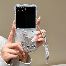1 Stück faltbare Handyhülle für Mädchen und Kinder, bunte Schmetterlings-Spiegeloptik, schlank, leicht, stoßfest und rutschfest, Smartphone-Hülle zum Schutz von faltbaren Handy wie Galaxy Z Flip 7, Z Flip 6, Z Flip 5 und Z Flip 7FE - Verschiedenfarbig - Übersicht 25