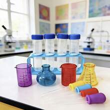 1套科學套裝 - 彩色教育玩具,適用於感官學習、DIY科學實驗和早期大腦發展 - 完美的蒙台梭利教學輔助工具和家庭教育 - 彩色 - 查看 2