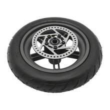 9.84" Electric Scooter Inflatable Rear Wheel W/Disc Brake Solid Tyre Wheel Hub Disc Brake Set For M365&1S Scooter Black - Black - View 7