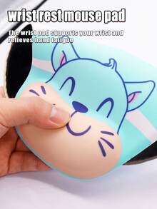 Cute Animal Mouse Pad With Wrist Rest, Cartoon Animal Wrist Guard Mouse Pad, Ergonomic Mouse Pad, Anti Slip Bottom, Smooth Textured Surface, Memory Foam Wrist Rest, Reduces Hand Fatigue And Pain, Suitable For Gaming, Work, Study, Office - View 7