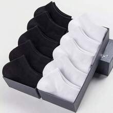20/30 Pairs Unisex Boat Socks, Solid Color, Odor-Resistant, Summer Short Socks, Casual Low-Cut Socks, Gift Socks, Autumn/Winter/Spring/Summer Styles (/10/6/5 Pairs) - Multicolor - View 3