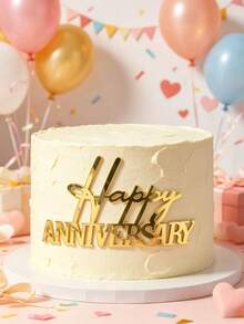 3件組 Happy Anniversary 壓克力蛋糕插牌，週年紀念蛋糕裝飾，情人節蛋糕裝飾，結婚週年蛋糕裝飾，居家廚房必備，烘焙裝飾，烘焙用品，蛋糕用品 - styleG - 查看 8
