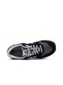 New Balance NB 565 Comfortable And Breathable Low-Top Running Shoes, Unisex, Gray/Black - Black - View 4
