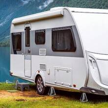SAILUN Pack Of 2/4 Axle Stand Set For Static Caravan, Adjustable Height 28-43 Cm, Aluminum Support Stands For Caravan, Trailers, Maximum Load 1000 Kg, Caravan Accessories - 2 Pcs - View 9