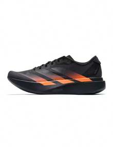 Adidas New Men's Adizero Cushioned Racing Casual Sports Running Shoes - Black/Orange - View 1