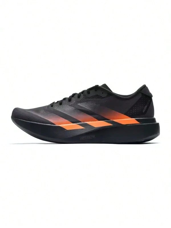 Adidas New Men's Adizero Cushioned Racing Casual Sports Running Shoes - Black/Orange - View 1