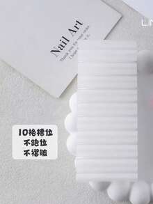 美甲轉印紙收納盒 3D 多格便攜式精巧美甲工具盒,美甲配件,適合 DIY 美甲沙龍,女性與女孩的禮物,美甲沙龍,簡單美甲技術 - 彩色 - 查看 5
