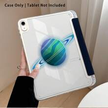 行星圖案 1件平板保護殼附支架，相容 Honor 8/9/10/X8/X8A/X9/X8Pro/X9Pro/MatePad SE 11吋/MatePad 11吋/11.5吋/MatePad Pro/Apple 10代/11代 2025 (A16) - 款式8 - 查看 4