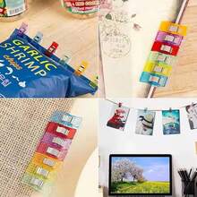 50pcs Colorful Fabric Sewing Clips, Multi-Purpose Quilting Binding Craft Clips, Edge Positioning Clips, Plastic Binding Paper Clips Set, DIY Sewing Pin Alternative - Multicolor - View 9