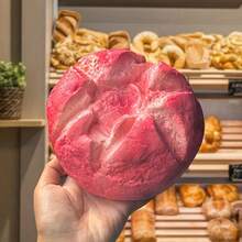 1 pieza Juguete antiestrés de pan plano con aroma a leche súper suave, de rebote lento, decoración de comida realista - Multicolor - Ver 12