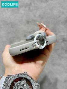 KOOLIFE 1件裝焦糖棕磁吸手機殼，附配套掛繩，霧面純色與對比相機框設計，PC+TPU防震保護殼，兼容MagSafe無線充電，耐刮日常使用背殼，適用於Apple 17/17pro/17promax/17Air/16/15/14/13/12/11 - 透咖 - 查看 4