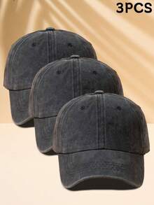 3pcs Black