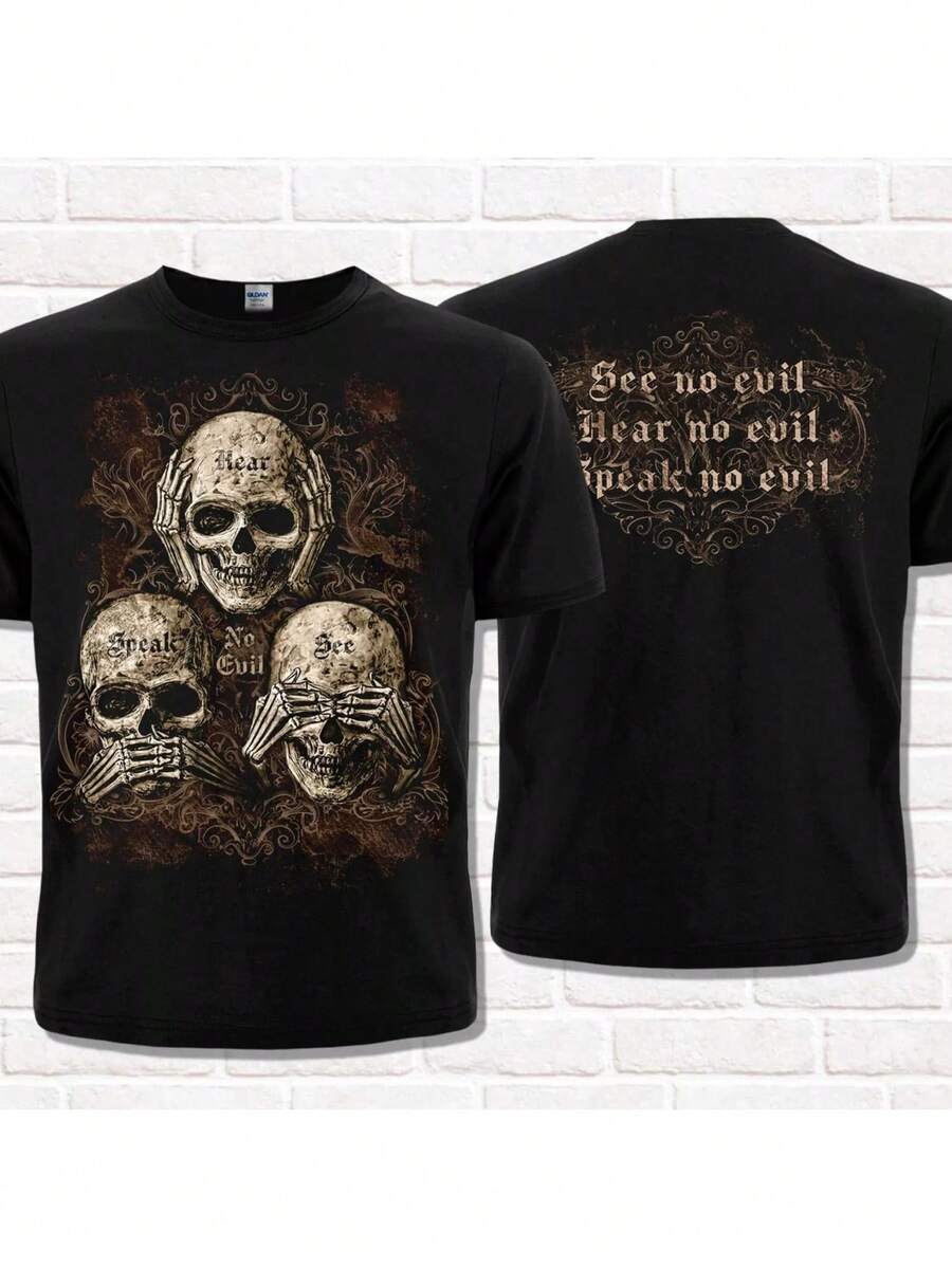 Men T-Shirts - Black - View 1