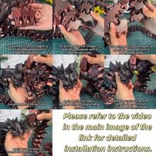 3D Printed Crystal Dragon Toy In 150cm, 84cm, 60cm Sizes, Flexible Joints, Vivid Colors, Perfect Home Office Decor And Creative Gift - Laser Green - View 3