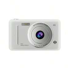 Cámara digital CCD 4K, cámara digital de alta definición, esencial para viajes, cámara compacta portátil de apuntar y disparar, confiable, adecuada para viajeros y entusiastas de la fotografía, incluye tarjeta de almacenamiento de 64GB - Ver 14
