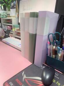 Buckle Folder A4 Document Binder Transparent Pocket 60 Pages Document Book Back To School Essential Large Capacity Multi-Functional Exam Paper Storage - Single Piece - View 11