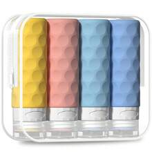 4pcs/Set Travel Toiletry Bottles, TSA Approved 3oz Travel Bottles, Leak-Proof Travel Toiletry ConTrainers, Refillable Travel Accessories, Includes Shampoo Liquid Toiletry Bag, Perfume Refillable Bottle - Multicolor - View 11