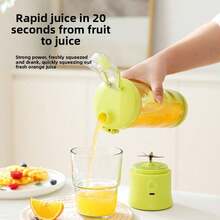Akane Blender Portabel, Blender Pribadi untuk Membuat Milkshake dan Smoothie, Gelas Juicer Kapasitas Besar Isi Ulang USB, Blender Kecil dengan Pisau, Baterai Internal 1800mAh*2 - 0,5L-1L - View 7