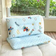 Yue Ye 1pc Baby Bean Pillow, Double-Sided Use, Cartoon Pattern, Soft And Comfortable, All Season, Machine Washable, Baby's Halloween Gift - Multicolor - View 2