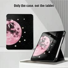 1個翻蓋式桌上型保護殼，附筆槽，粉色星球、蝴蝶結與星星圖案，360度旋轉支架，內置筆槽，PU皮革保護殼附支架，自動休眠/喚醒功能，相容於 Honor 8/9/10, Honor X8/X8A/X9/X8Pro/X9Pro/X9A/V8 Pro/GT 11.5inch, Matepad Pro/Matepad SE 11/Matepad 11, , , Apple 10th Gen/ 11 2025 (A16), A9/A9+/A11/S11/S10 FE+ 及其他熱門機型 - 款式3 - 查看 6