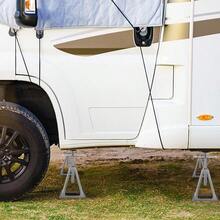 SAILUN Pack Of 2/4 Axle Stand Set For Static Caravan, Adjustable Height 28-43 Cm, Aluminum Support Stands For Caravan, Trailers, Maximum Load 1000 Kg, Caravan Accessories - 2 Pcs - View 8
