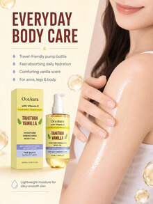 Minyak Pelembap Tubuh Vanila 100ml, Perawatan Harian Lembut untuk Kulit Tubuh, Tekstur Halus dan Menyegarkan - Multi Aroma - View 2