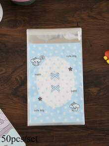 50pcs/Set Idol Photocard Protector Poca Card Sleeves Kawaii Print Card Holder Card DIY Candy Packaging School Stationary - Packaging Bags - View 6