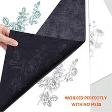 50pcs A4 Carbon Copy Paper, Carbon Transfer Paper For Drawing And Tracing, Reusable, With Clear Imaging, Used To Track Drawing Patterns On Wooden Projects, Canvas Fabrics, Papers, Artist Engraved Sketches - 21 X 29.7 Cm Suitable For DIY Crafts - A4 - View 6