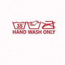 1pc HAND WASH ONLY Car Sticker "Hand Wash Only" Reminder Label Fashion Vinyl Decal For Car, Motorcycle Body Decoration - HAND - View 5