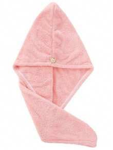 1pc Super Soft Microfiber Absorbent Quick-Dry Hair Towel, Soft Comfortable Bath Towel, Super Absorbent Hair Wrap, Anti-Frizz Wet Hair Shower Cap - Multicolor - View 13