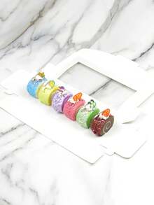 6pcs/12pcs/20pcs Rectangular Window Macaron Box, Donut, Chocolate, Candy Packaging Box For Gift Giving, Pastry Holiday Party, Suitable For Cafe, Home, Restaurant, Gift For Friends - View 9