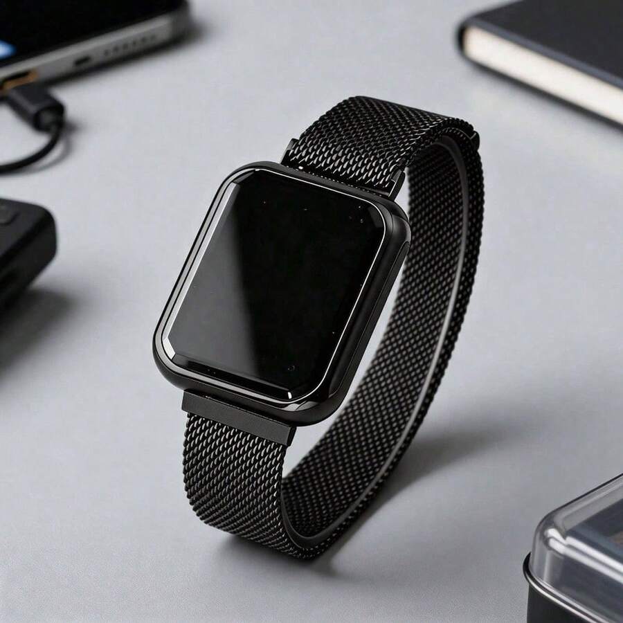 ZOEA TOUCH DIGITAL MAGNET WATCH FOR LADIES AND MEN - Black - View 1