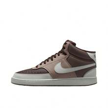 Nike Court Vision Next Nature Retro Comfort Fit Cushioning Grip Anti-Slip Lightweight Mid-Top Sneakers For Men - Brown - View 6