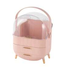 Dust-Proof Cosmetic Storage Box, High-End Transparent Acrylic Desktop Vanity Skincare Organizer - Multicolor - View 15