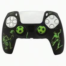 Football Themed Board Game Accessory Controller Skin Cover For Playstation 5 Controller, RALAN 1 Controller Protector Case+2 Customised Thumb Grips Caps - View 18