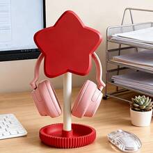 1pc Fashionable Headphone Stand - Focused Design. Minimalist Modern Appearance With Sturdy Base. Dopamine Color Scheme. Perfect As Birthday, Valentine's Day Or Mother's Day Gift For Gamers And Music Lovers Room Decor Office Desk Accessory Shelf Storage College Home Decor Octopus Companion Car Accessory Office Desk Accessory Bathroom Accessory Decorative Style Wall Decor Office Decor - View 7