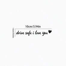 ملصق مرآة السيارة الخلفية بنمط حرف I Love You & القلب، ملصق ديكور مرآة السيارة ذاتي اللصق، إكسسوار ديكور خارجي للسيارة، ملصق الزجاج الأمامي، ملصق السيارة، زينة سيارة بموضوع ديني، ديكور عيد الحب، مناسب لملصق ظهر الهاتف، ملصق الكمبيوتر المحمول، ملصق زجاجة المياه - A - مشاهدة 4
