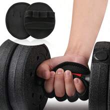 Non-Slip Textured Finger Sleeves, Suitable For Weightlifting Training And Gym Workouts, Ergonomic Wrist Guards - Black - View 5