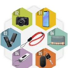 Adjustable Wrist Phone Lanyard Short Strap Phone Chain Phone Case Pendant Decoration Wrist Strap Multi-Function USB Drive Lanyard Protective Case Phone Lanyard Anti-Loss Wrist Strap Universal Anti-Loss Rope - View 2