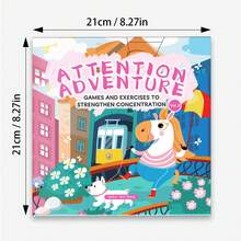 Attention Adventure Hidden Objects Activity Book, Picture Search Puzzle Workbook With Focus Training, Observation Games And Concentration Exercises - Multicolor - View 6