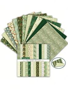 24pcs 6-Inch Double-Sided Textured Scrapbook Paper, Planner Supplies, Vintage Decorative Background Paper Pack, Suitable For Bullet Journal, Decorative Notebook, Card Making, Greeting Card Making, Photo Album Making, DIY Crafts, Paper Art Projects, Back To School Supplies - Multicolor - View 14