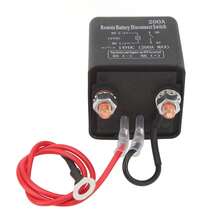 Remote Controlled Battery Disconnect Switch, 12V 200A Automotive Power Cut-Off Relay, Automatic Shut-Off Switch For Parasitic Discharge Protection, Wireless Master Shut-Off Switch For Truck, RV, And ATV - Black - View 5