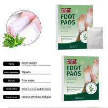 Parches para los pies de uso diario talla grande vendidos de la fábrica de origen para exportación y comercio transfronterizo 10 piezas/caja - [Vista plana] Parches para pies de color verde oscuro (10 parches/caja) - Ver 7